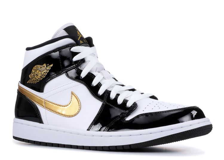 white black and gold 1s