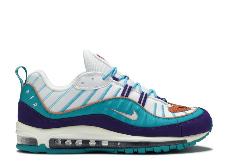 air max 98 purple and teal