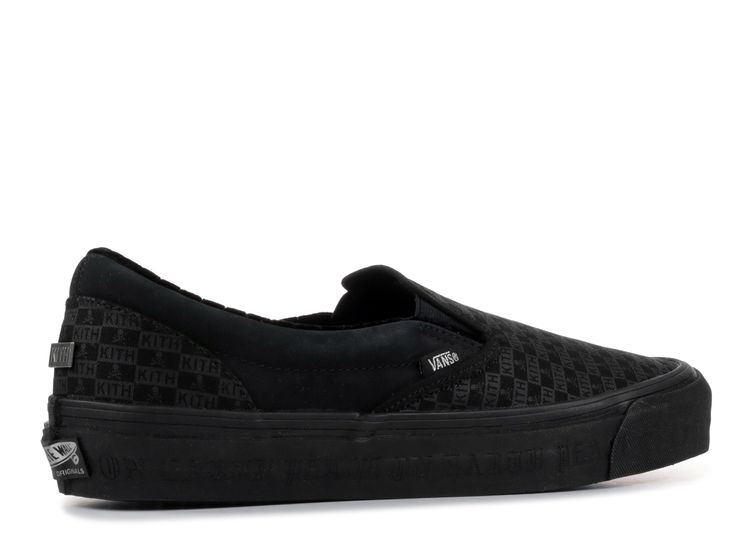 Kith X Mastermind World X OG Classic Slip On LX 'Black' - Vans ...