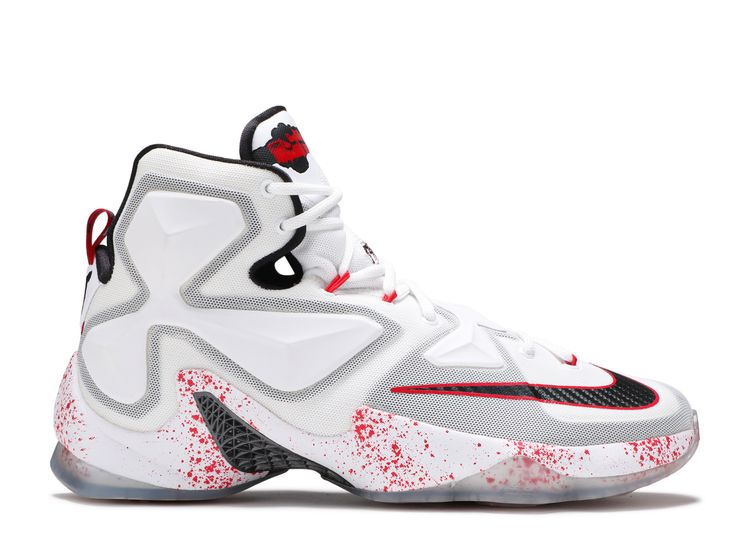 lebron 13 red and white