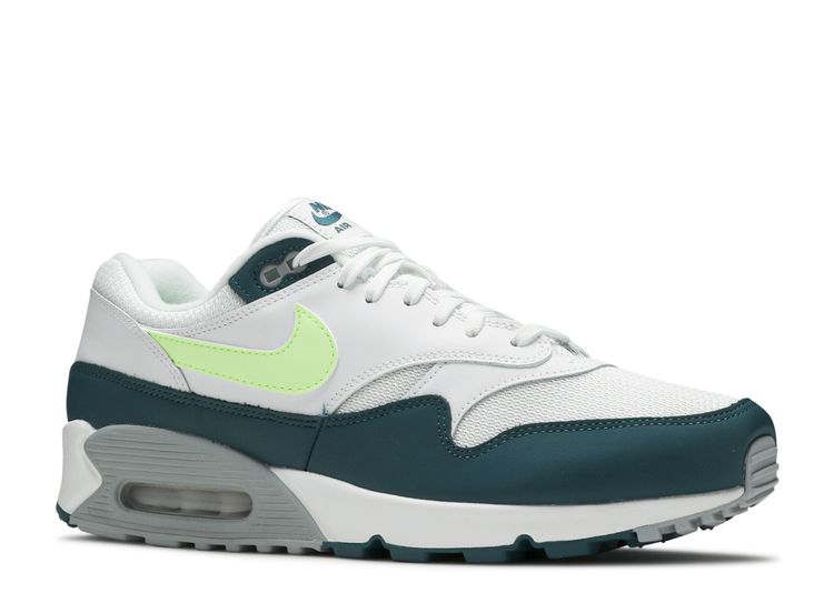Air Max 90/1 'Spruce Lime' - Nike - AJ7695 103 - white/geo teal-lime  blast-wolf grey | Flight Club
