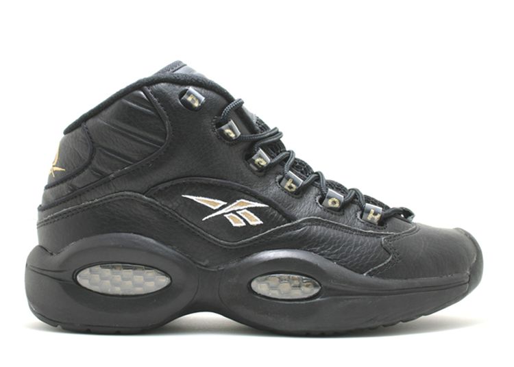 reebok iverson question black and gold
