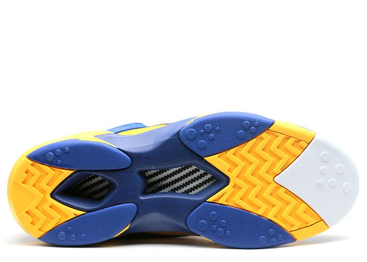 Shaq Attaq Packer Shoes Reebok V61571 rbk royal navy yellow Flight Club