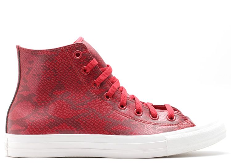 ruby red chuck taylors