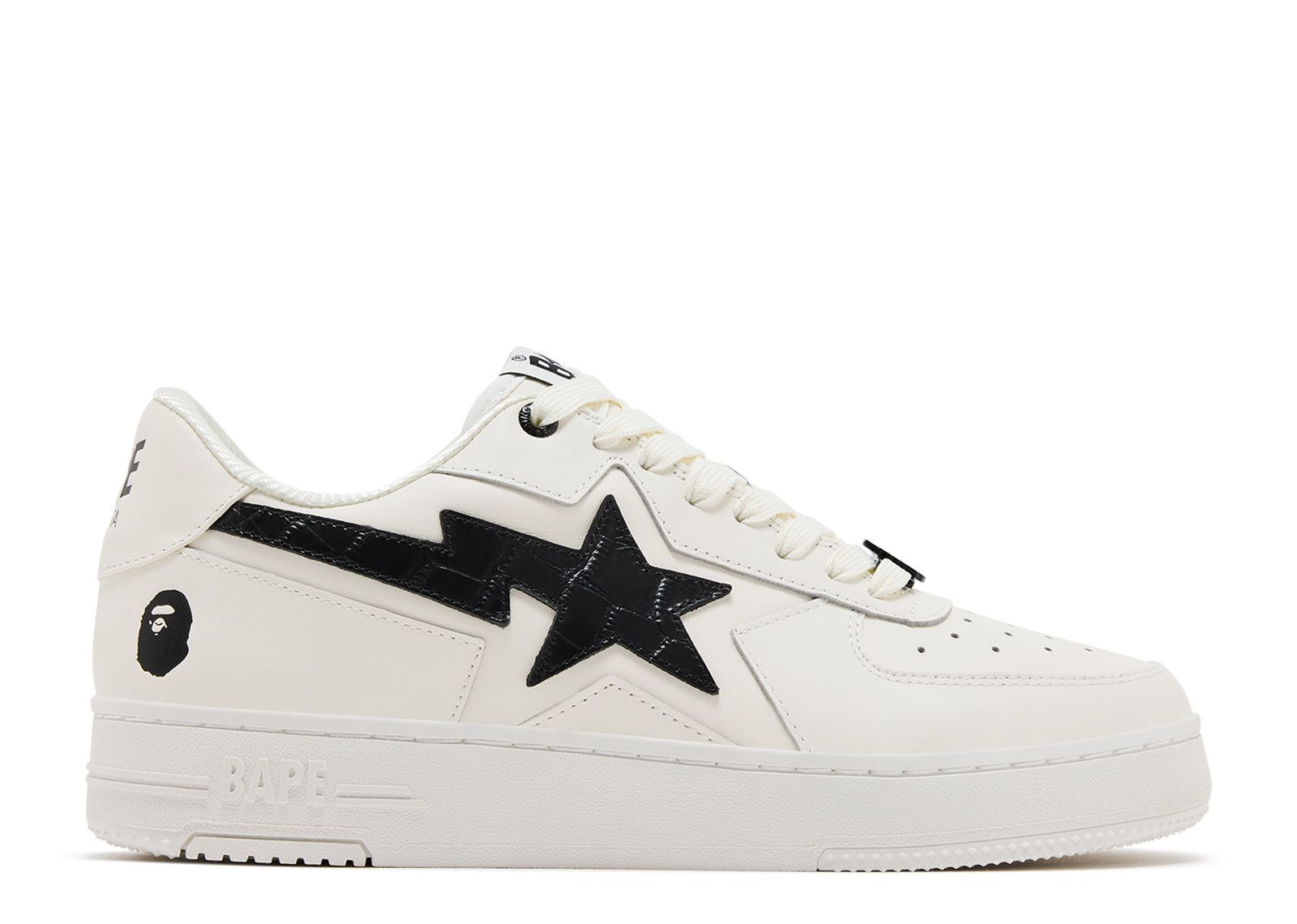 Bapesta Icon #1 M2 'Croc Pack White Black' - BAPE - 1L30191306 BLK