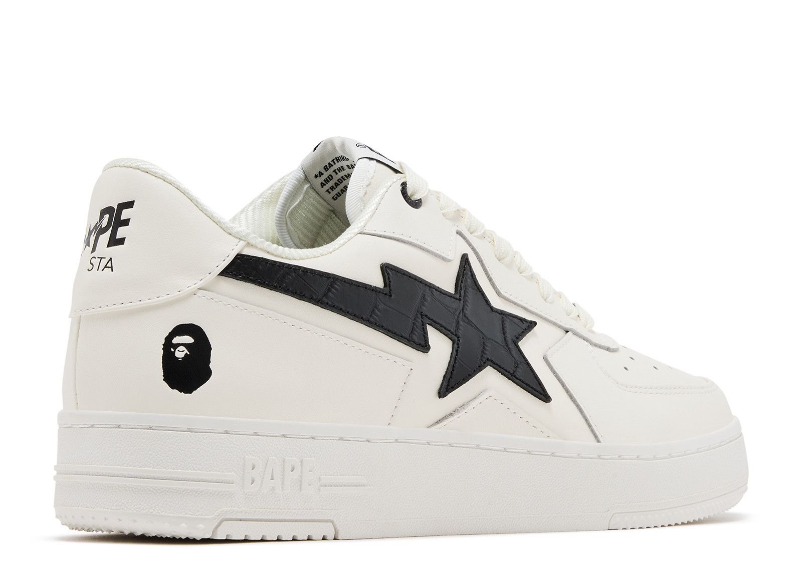 Bapesta Icon #1 M2 'Croc Pack White Black' - BAPE - 1L30191306 BLK