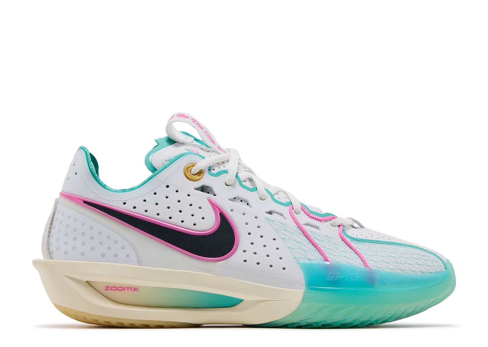 Air Zoom GT Cut 3 EP 'White Teal Playful Pink' - Nike - HM3699 161