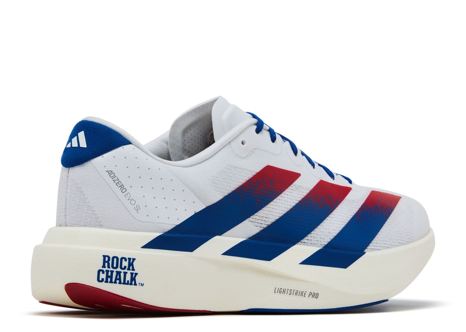 NCAA X Adizero Evo SL 'Kansas' - Adidas - JQ2150 - footwear white