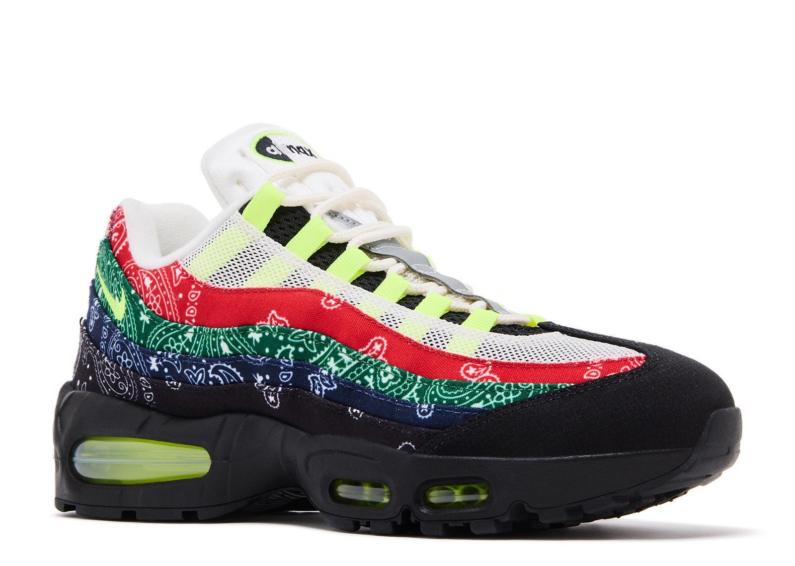 Air Max 95 OG 'Big Bubble Paisley Neon' - Nike - IQ0620 100 - sail