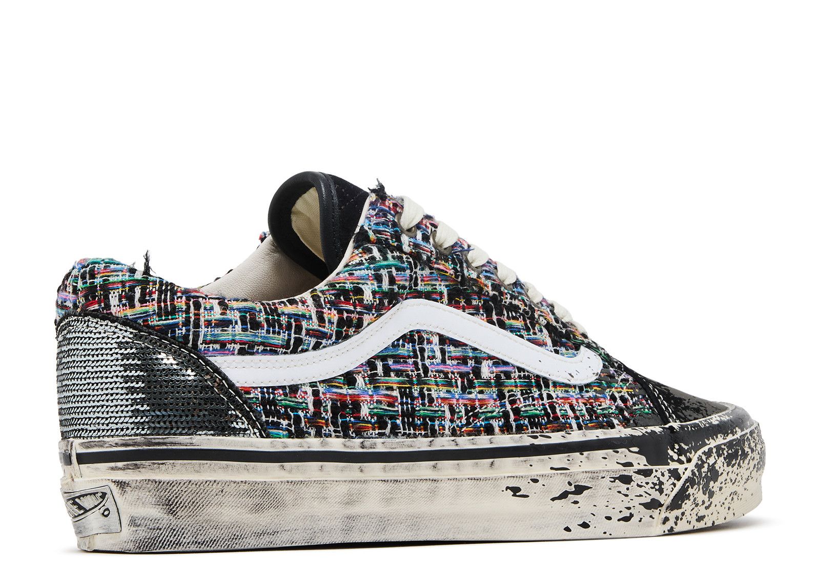 激レア VANS 90s ドクロ＆翼プリントパーカー ヴィンテージ Y2K Old Skool Premium Charms 'Black Grey' - Vans - VN000D9VDE2 - black