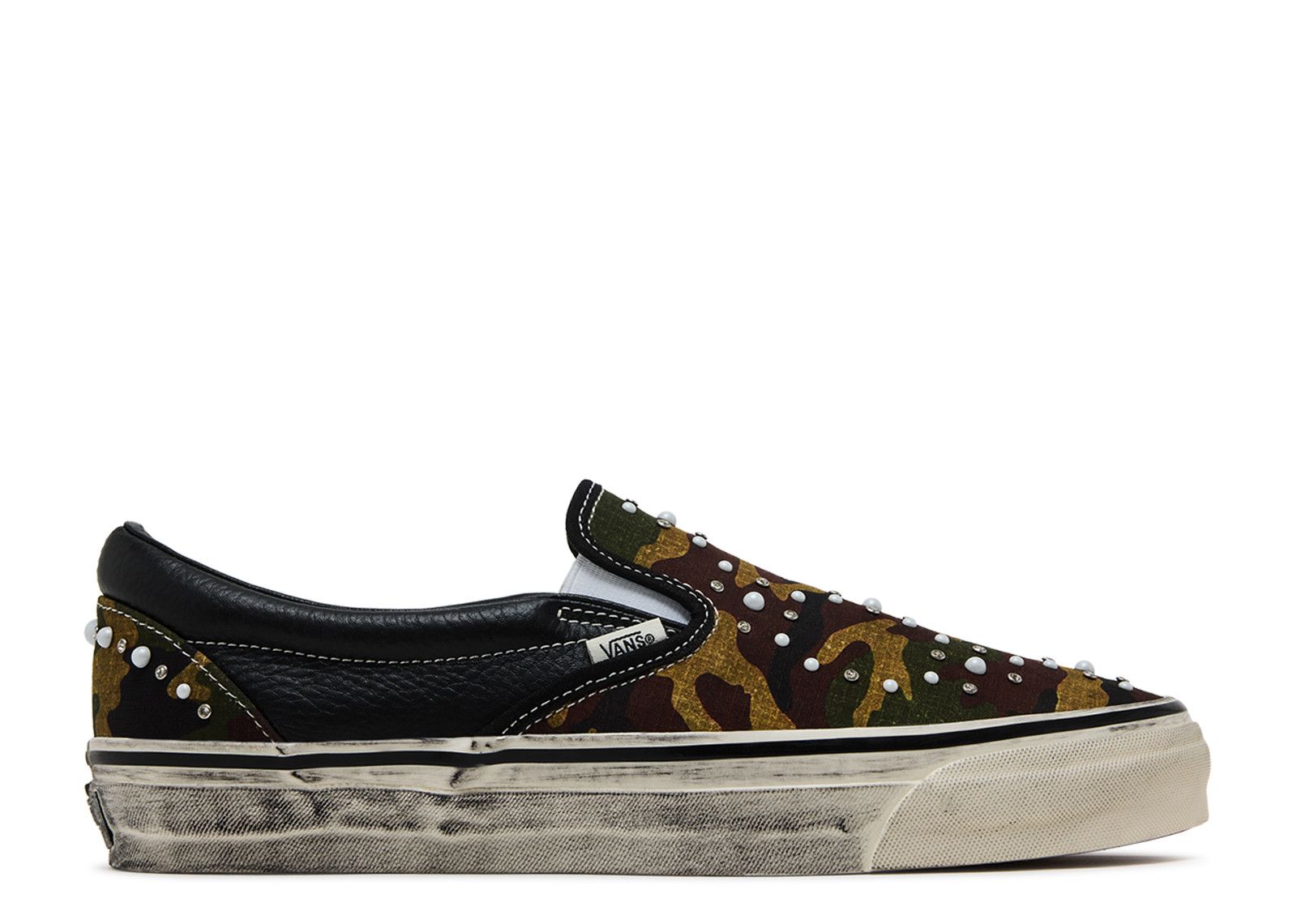 Vans Premium Classic Slip On 'Pearlized Pack Camo Black' - Vans