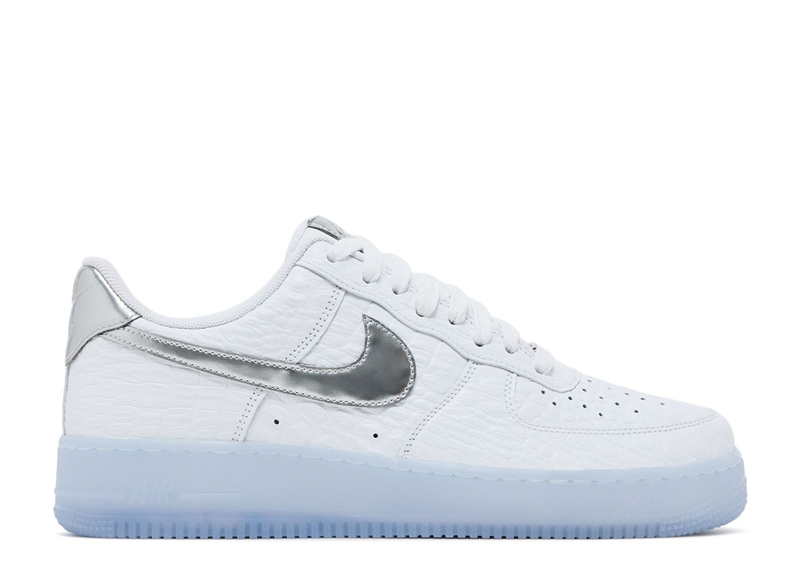 Air Force 1 Low 'White Croc' - Nike - IR1981 100 - white/blue tint