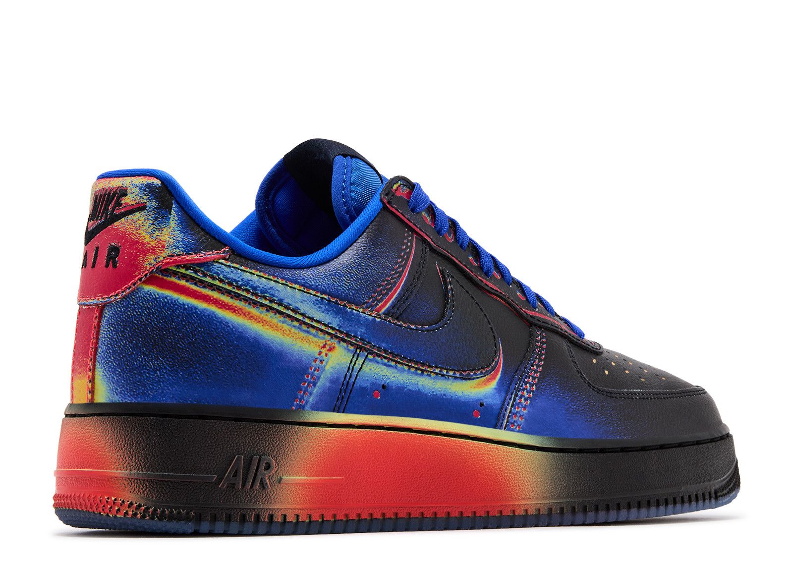 Nike Mens Air Force 1 Low Retro - Black/Racer Blue 12 NIKE エア 