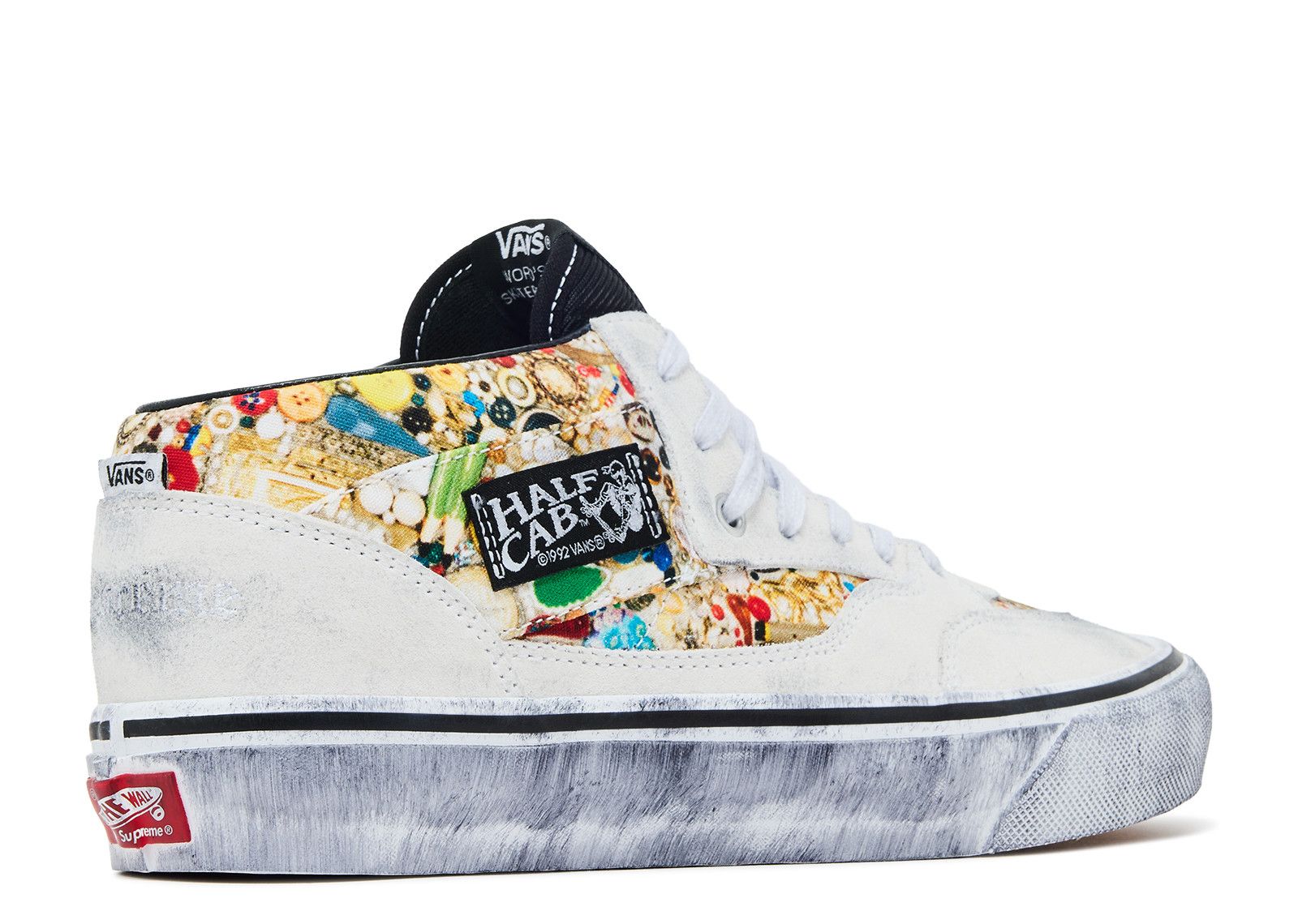 Supreme X Mike Kelley X Half Cab 'White' - Vans - VN00112HNTR
