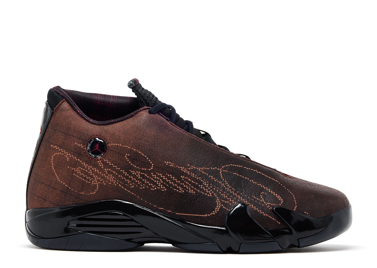 Mowalola x Jordan 14 Retro 'Burnt Red'