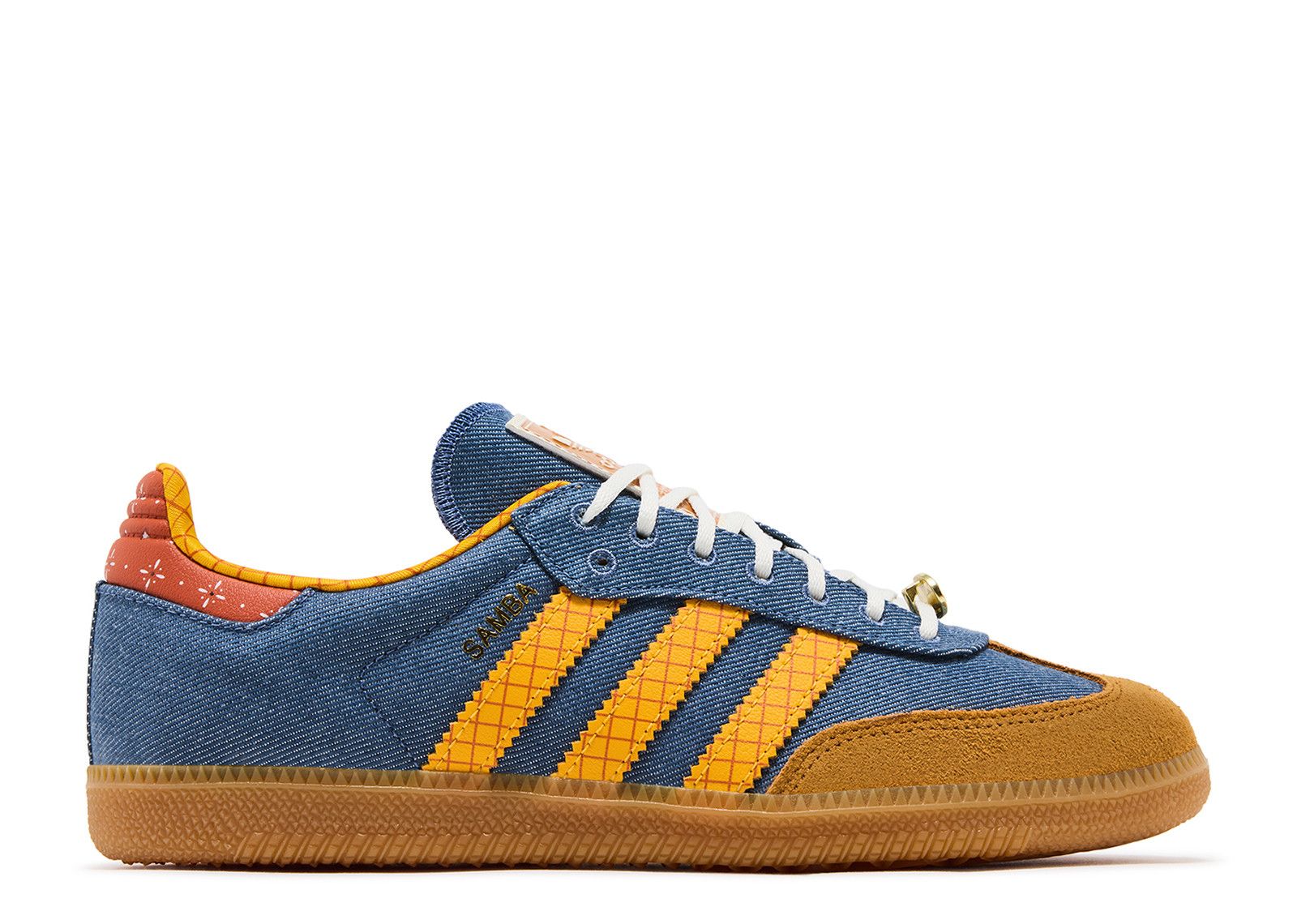 Toy Story X Adidas Samba J 'Woody' - Adidas - LA3985 - blue/tan