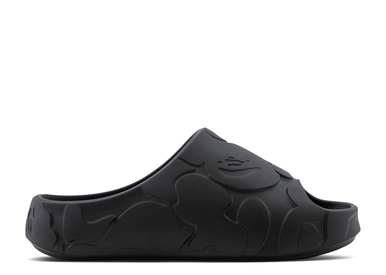 靴 A BATHING APE BAPE SLIDE #1 A Bathing Ape Slide #1 'Black Solid Camo' - BAPE - 1M30191323 BLK