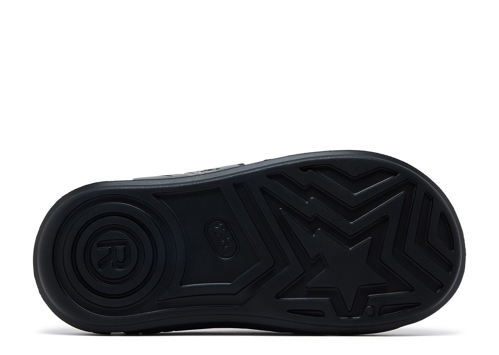 A Bathing Ape Slide #1 'Black Solid Camo' - BAPE - 1M30191323 BLK