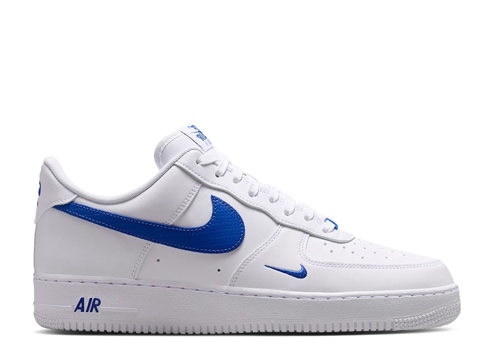 Nike Air Force 1 Low '07 'Carbon Fiber Swoosh White Game Royal