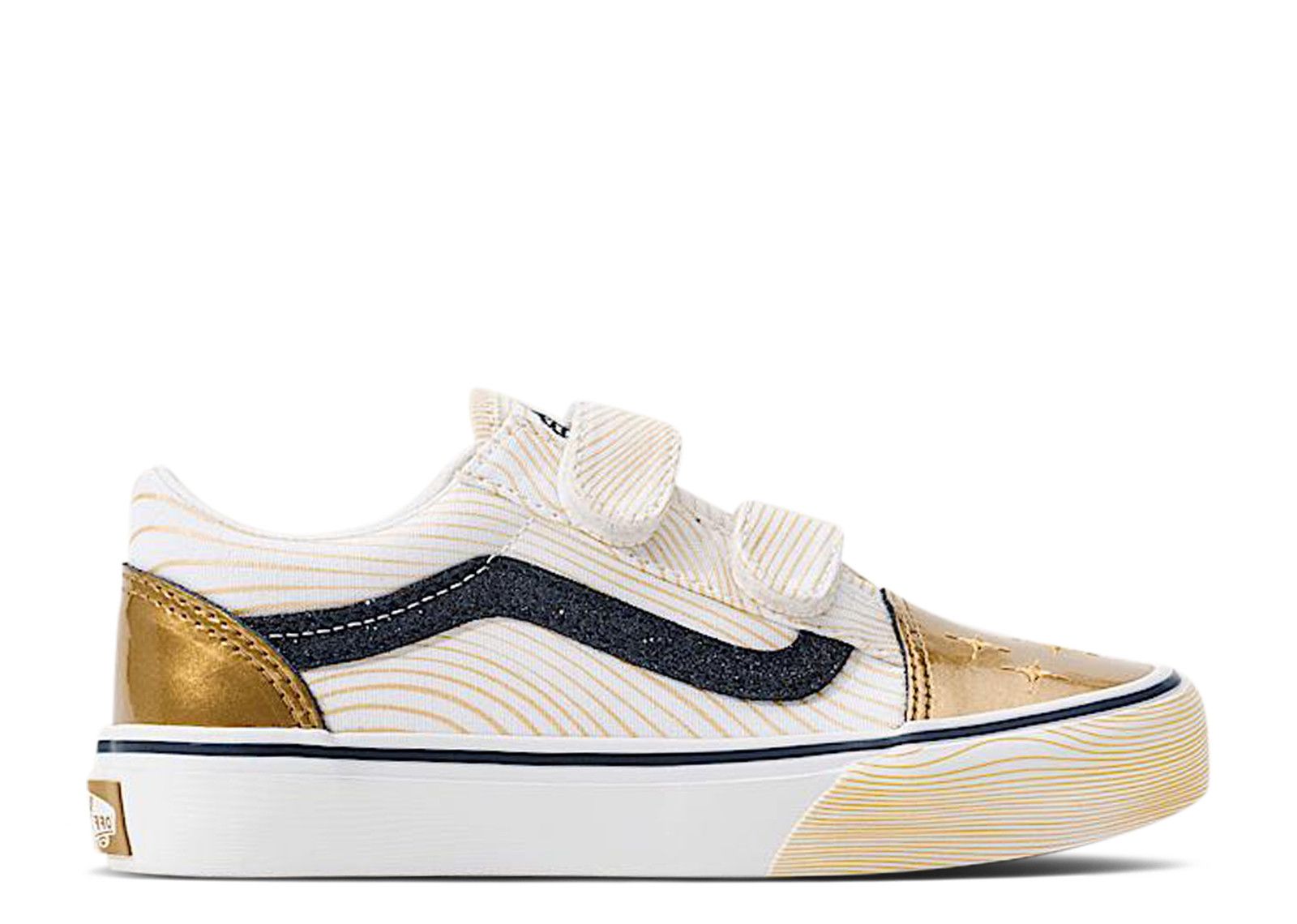 KPop Demon Hunters X Vans Little Kids Old Skool V 'Golden' - Vans