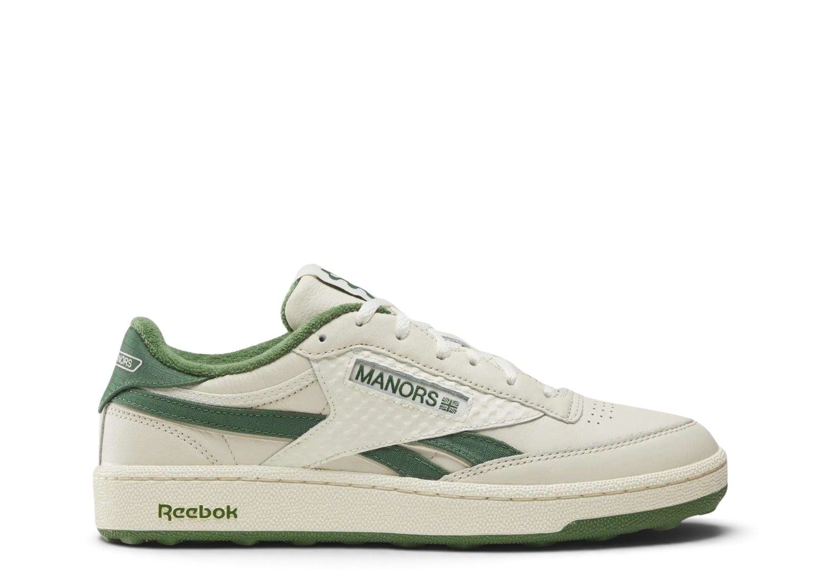 Manors x Reebok Club C Revenge Golf 'Vintage Chalk Legacy Green'