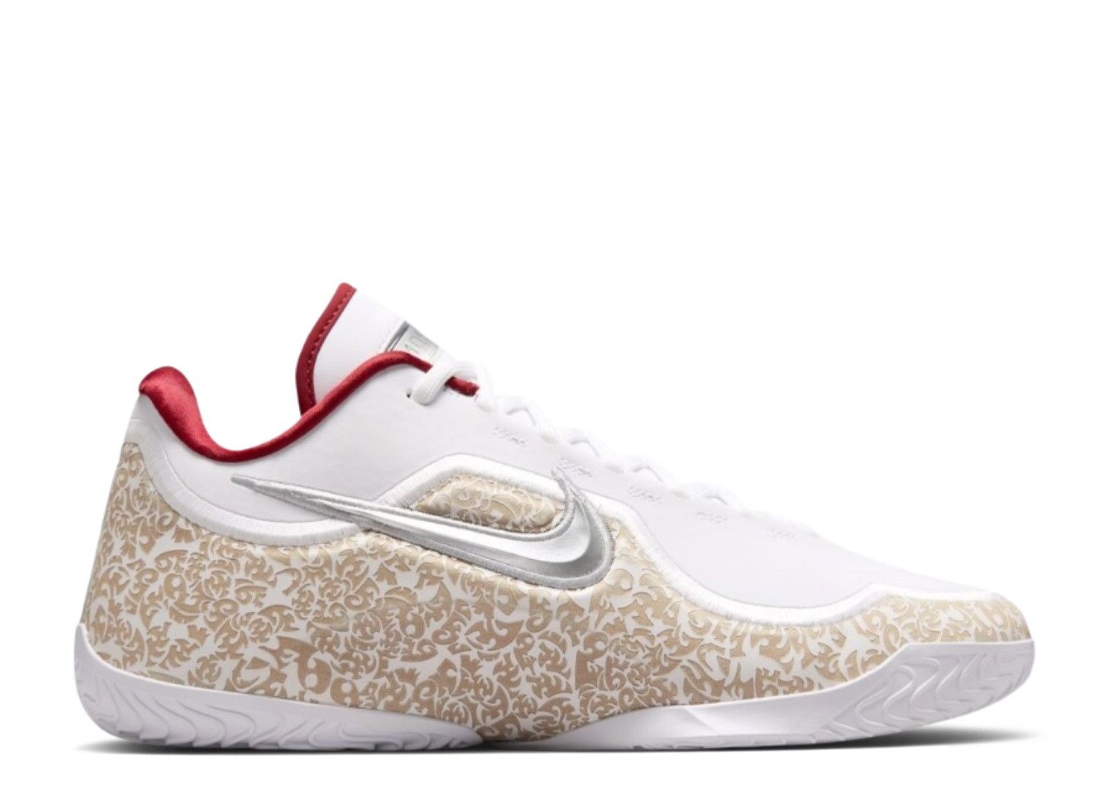 Nike Lebron 23 Laser PE 'White Metallic Silver Team Red'