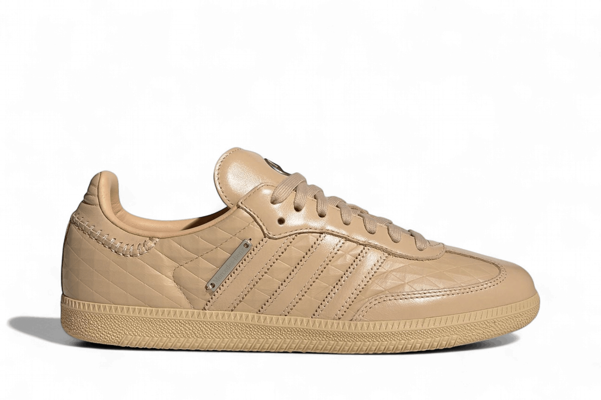 Mercedes-Benz x adidas Samba OG 'Magic Beige Silver Metallic'