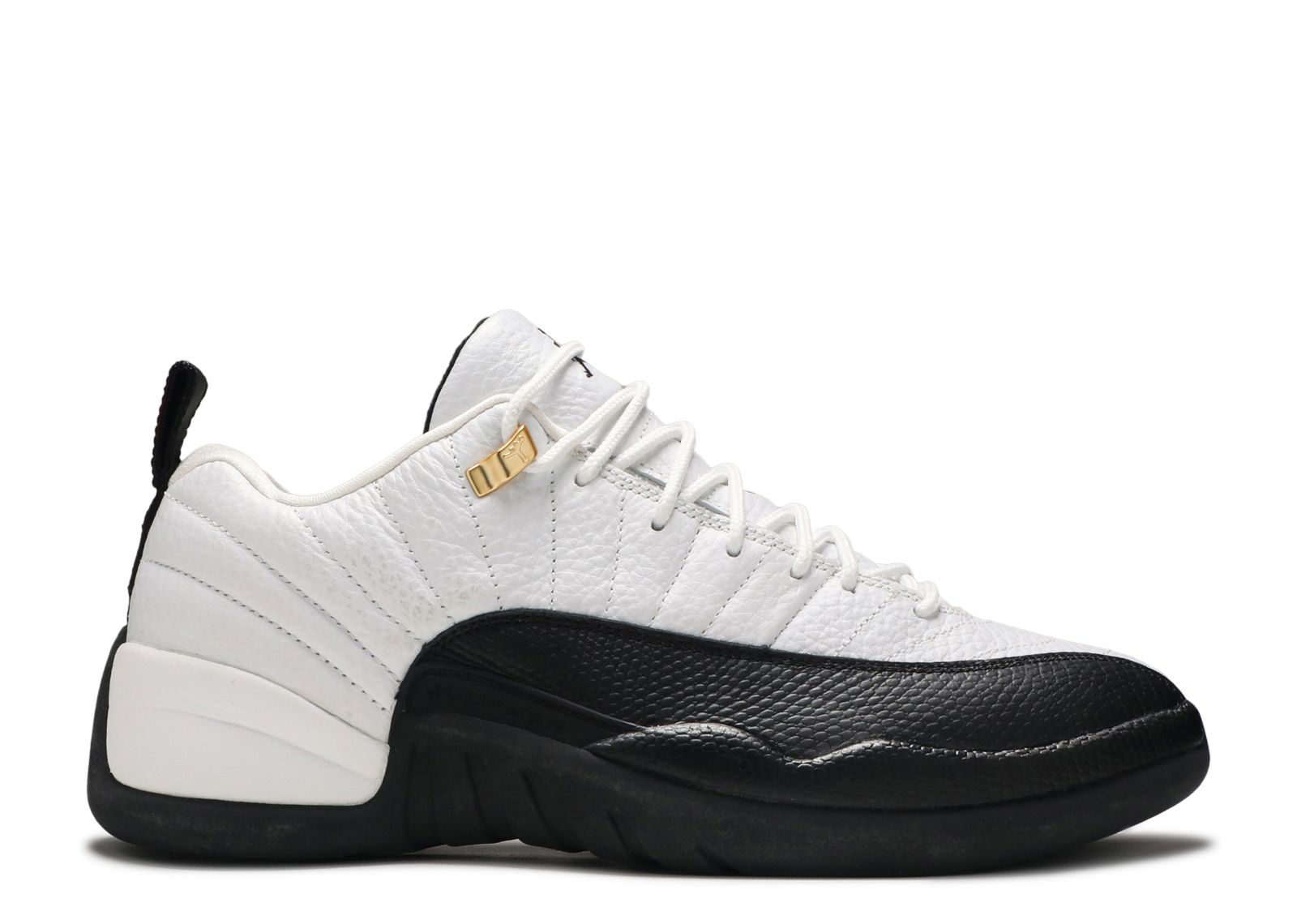 Jordan 12 retro white black taxi best sale