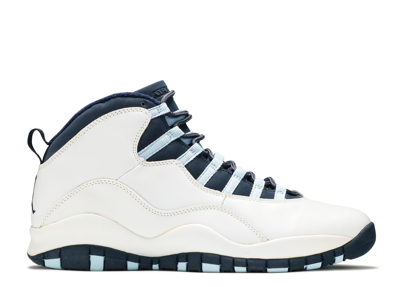 white blue jordan 10