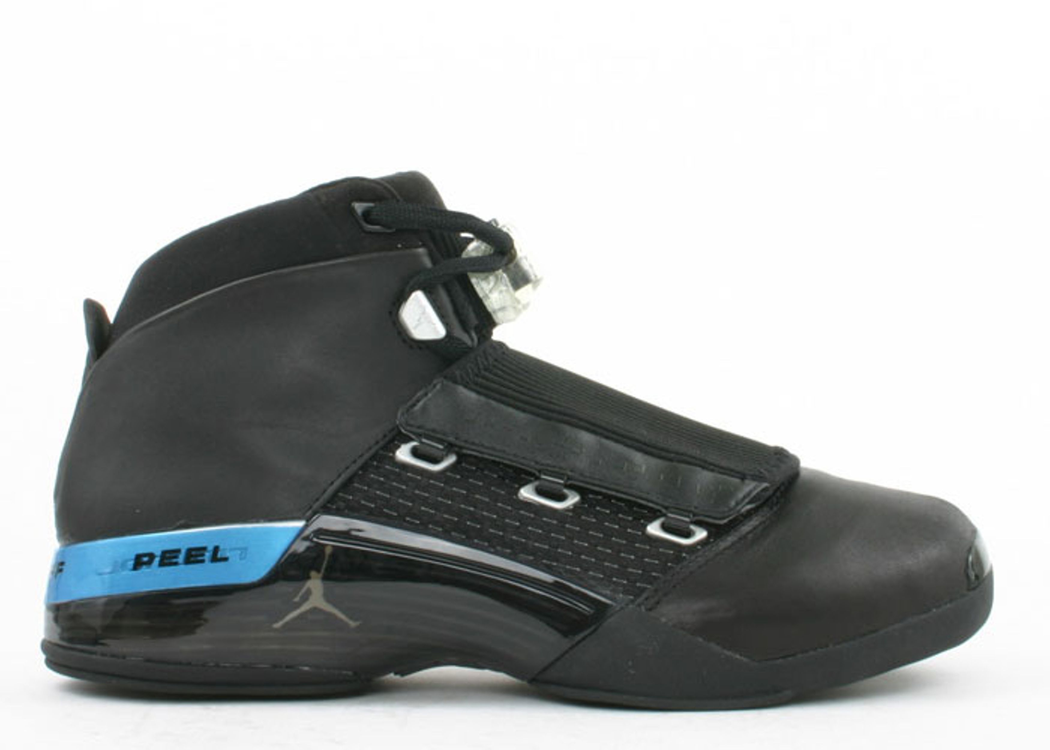 Jordan 17 Retro Black and silver Sz 9 New Air Jordan 17 XVII Original Black Metallic Silver  main image 2