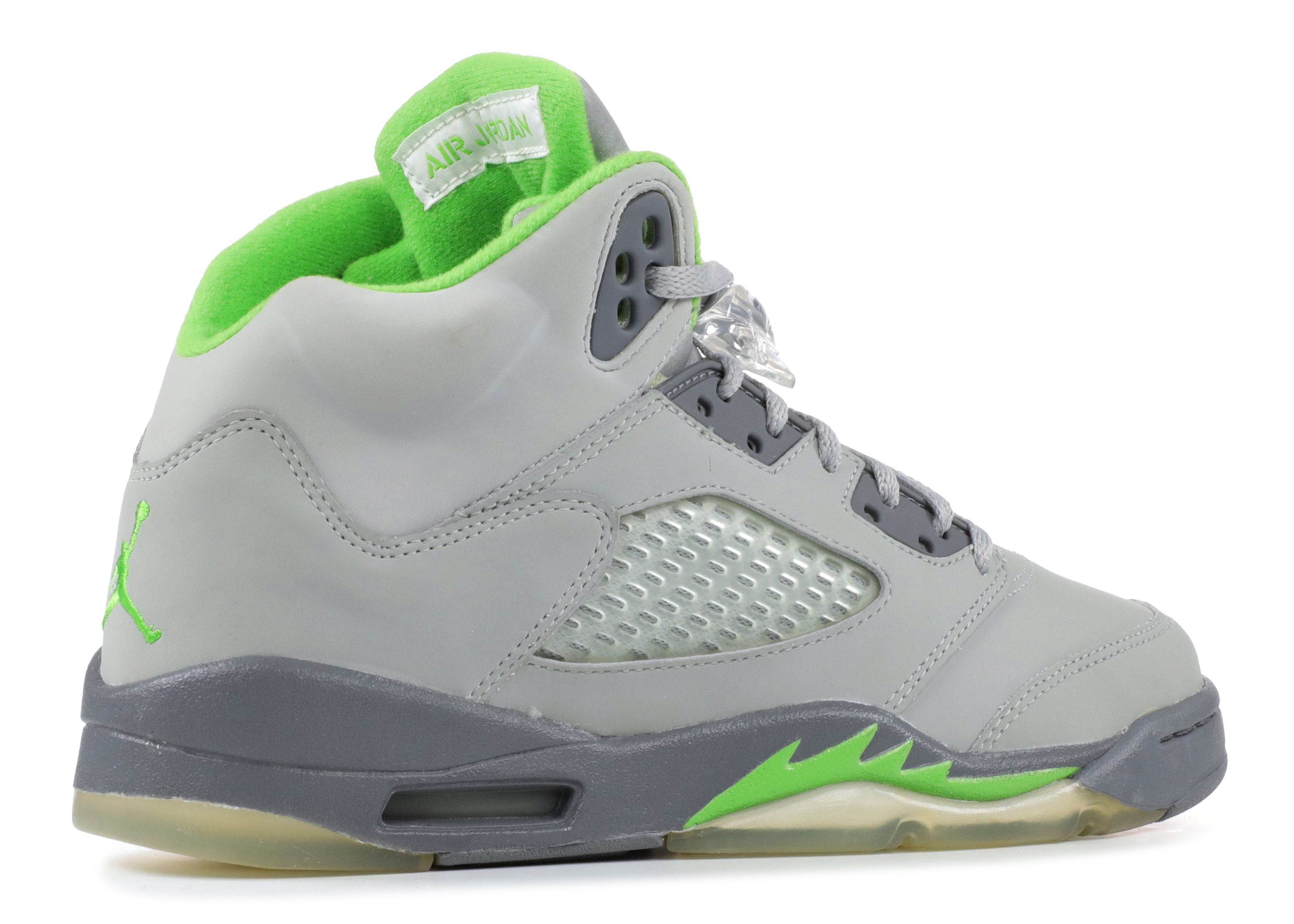 jordan retro 5 green bean