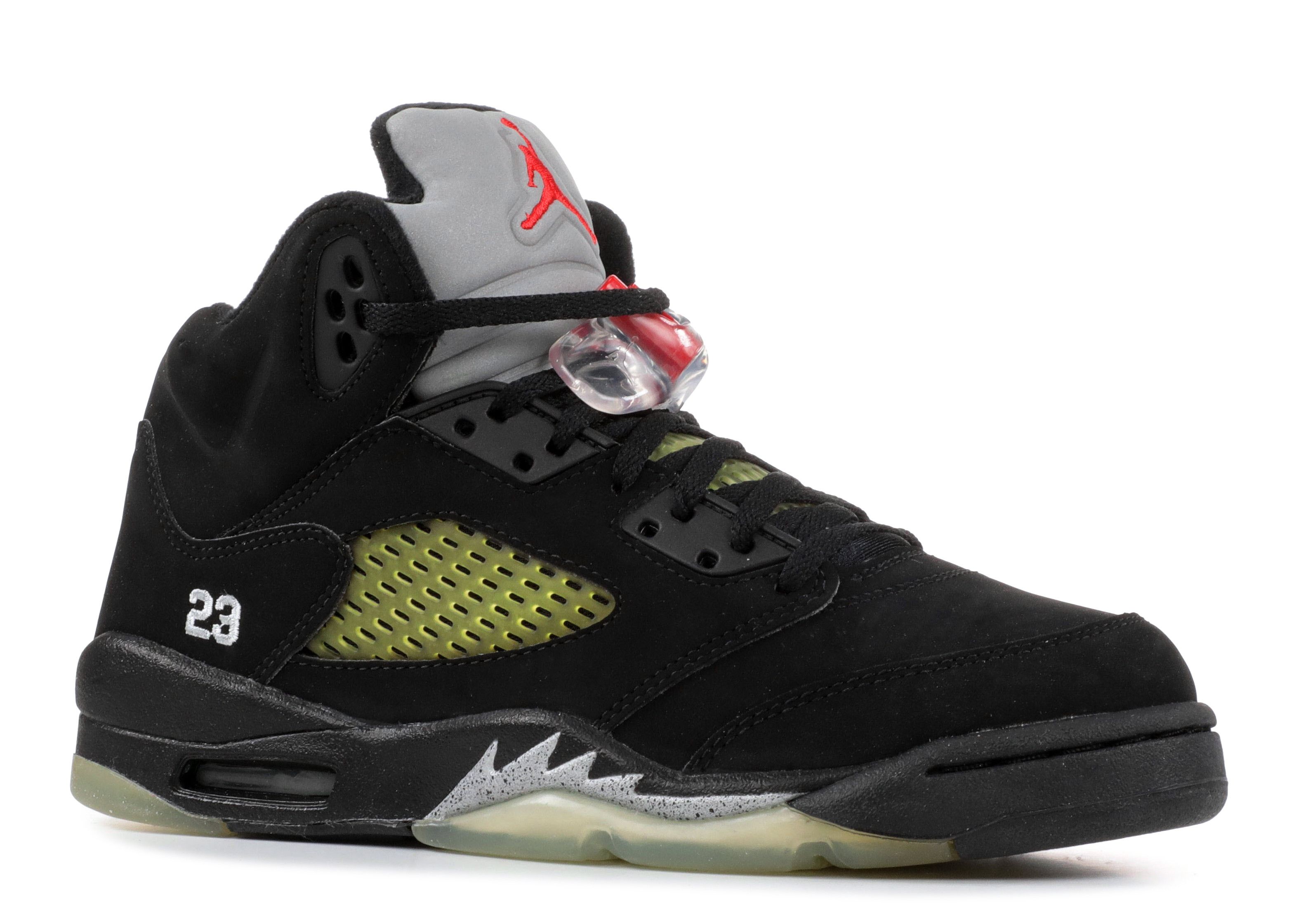 Jordan 5 Retro GS - Air Jordan - 134092 004 - black/metallic 