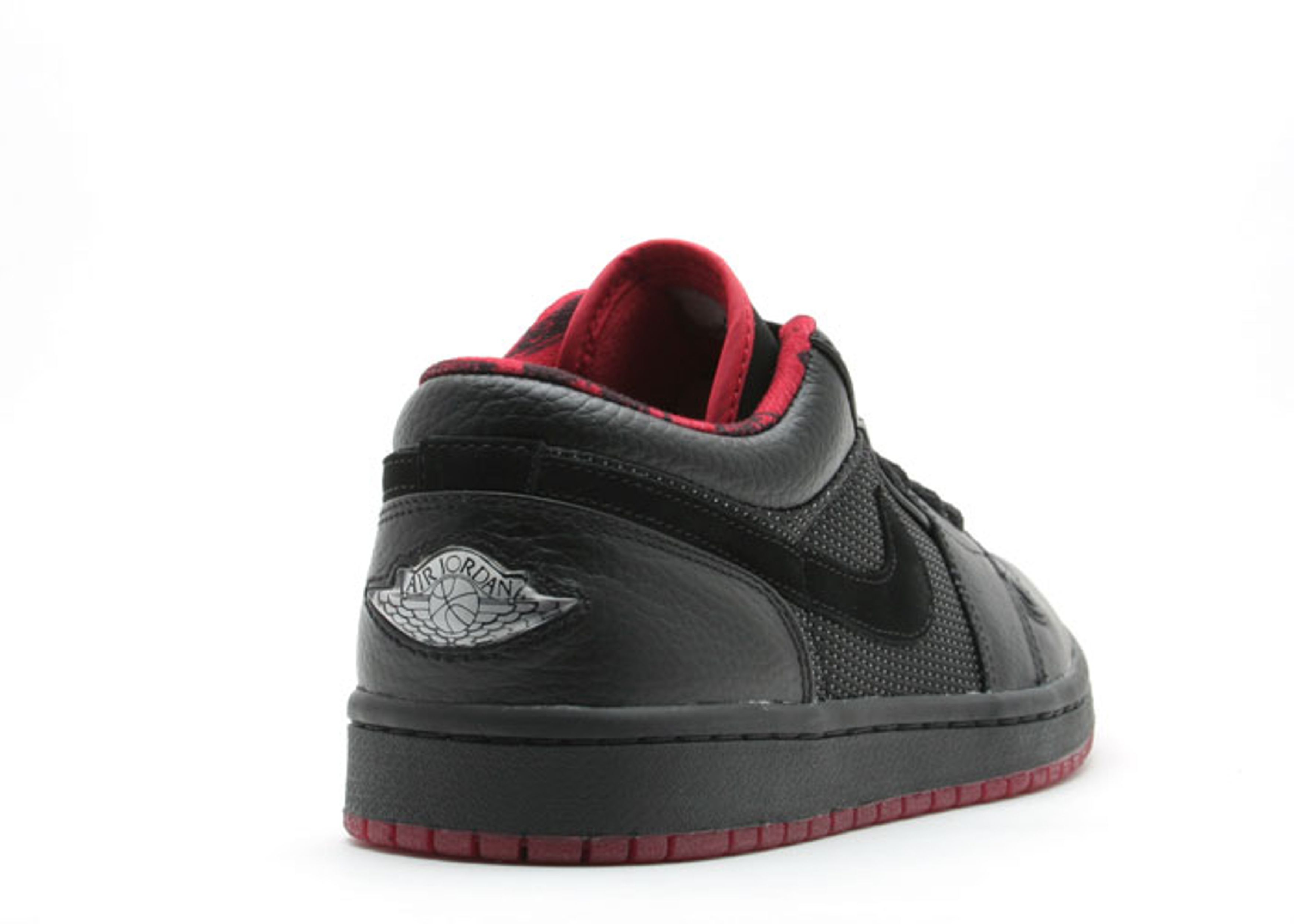 Jordan Retro Low 'Black Silver Red' Air Jordan 309192 001