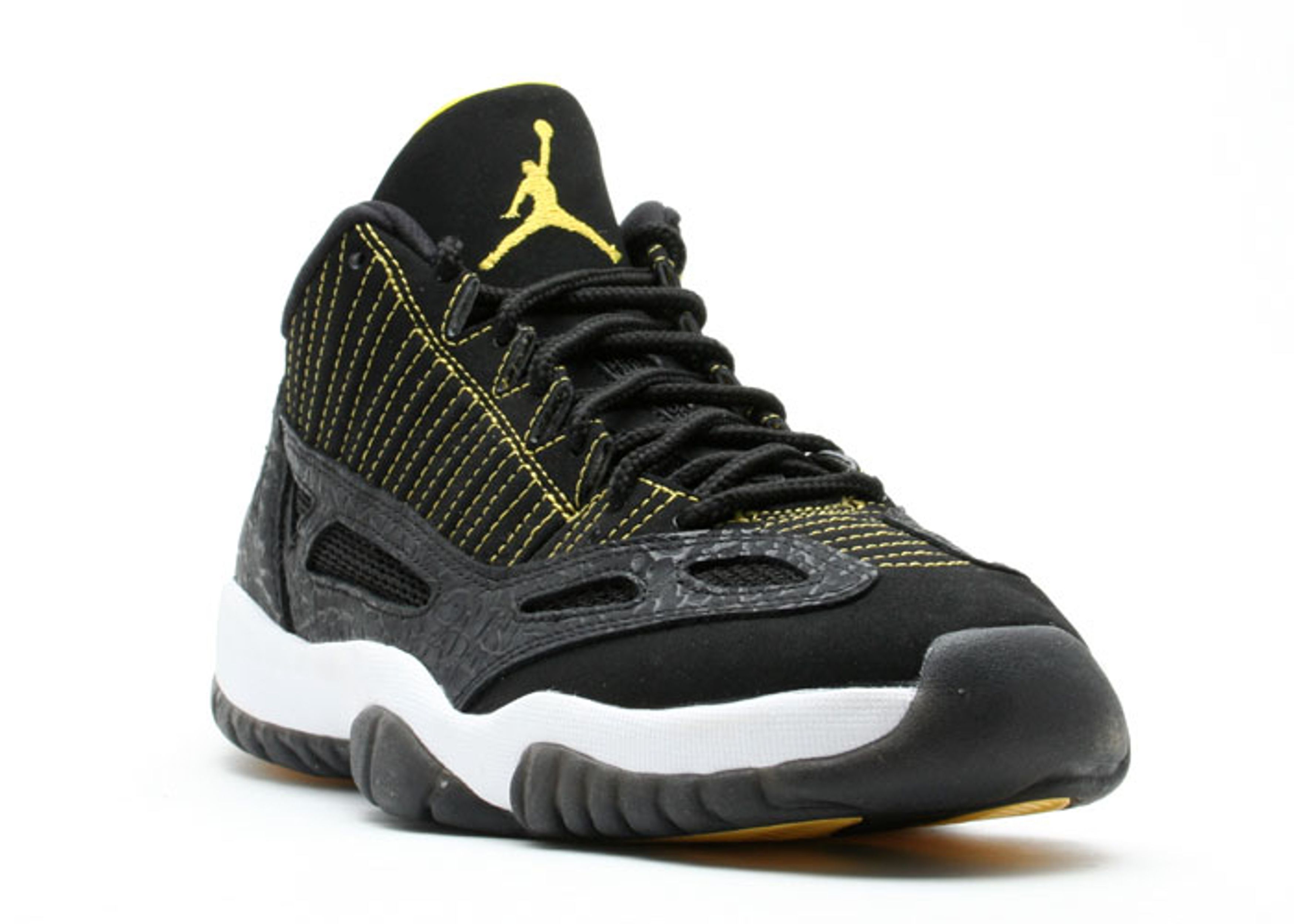 HOT Yellow Jordan Retro 34 Yellow And Black 11s 34 Air Jordan