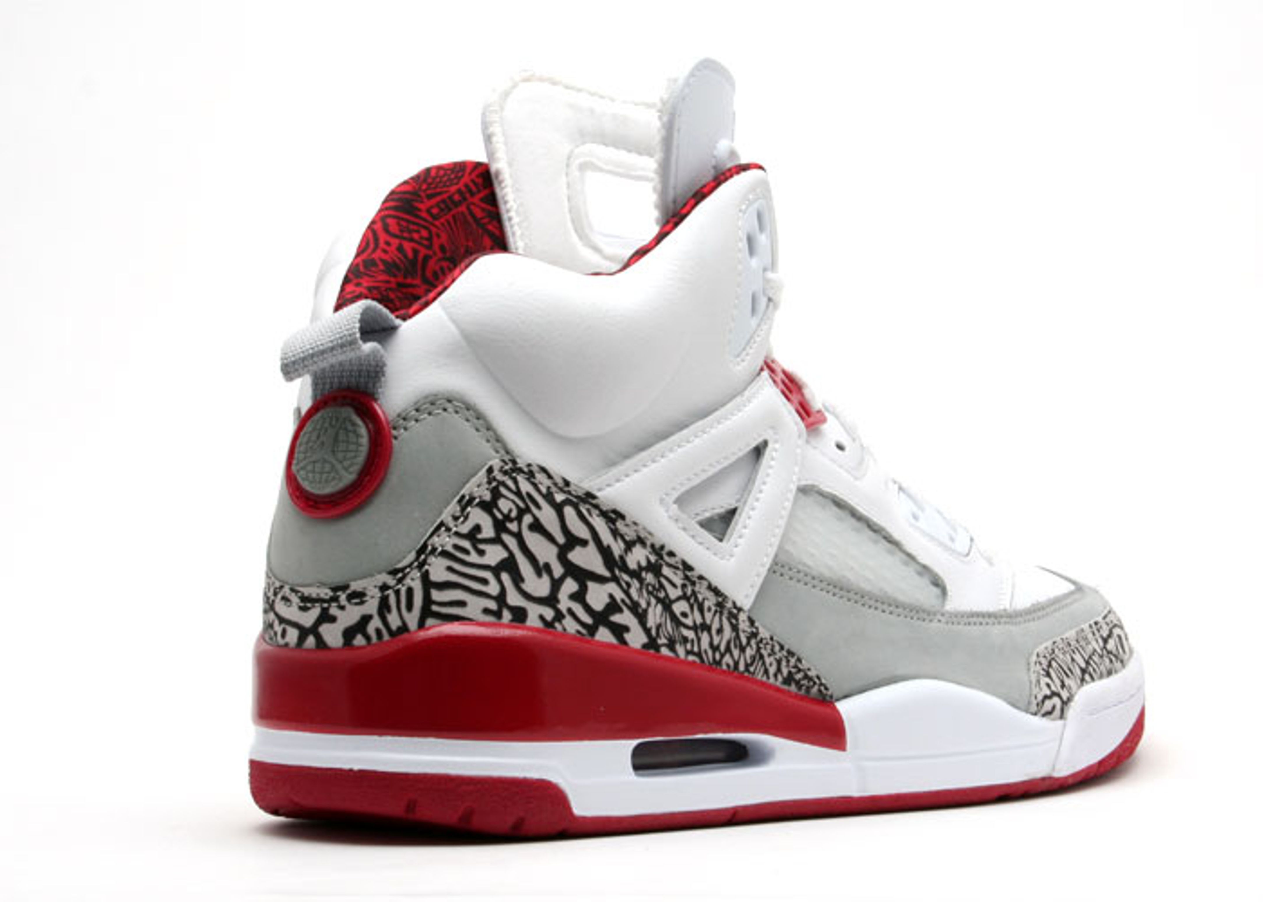 Nike air jordan spizike 2024 white red grey cement