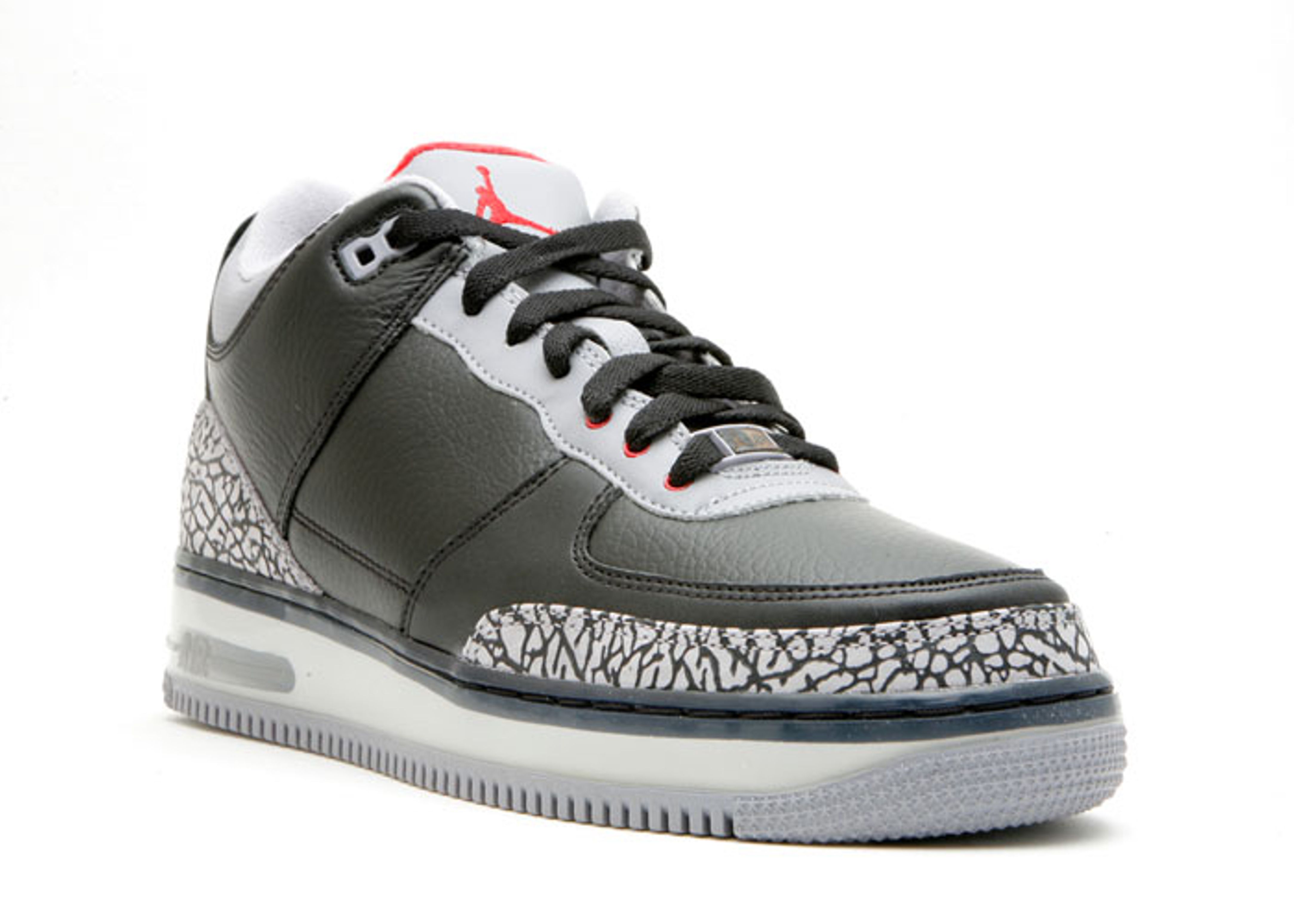 Nike Ajf 3 Black Cement - Black - Low-top Sneakers