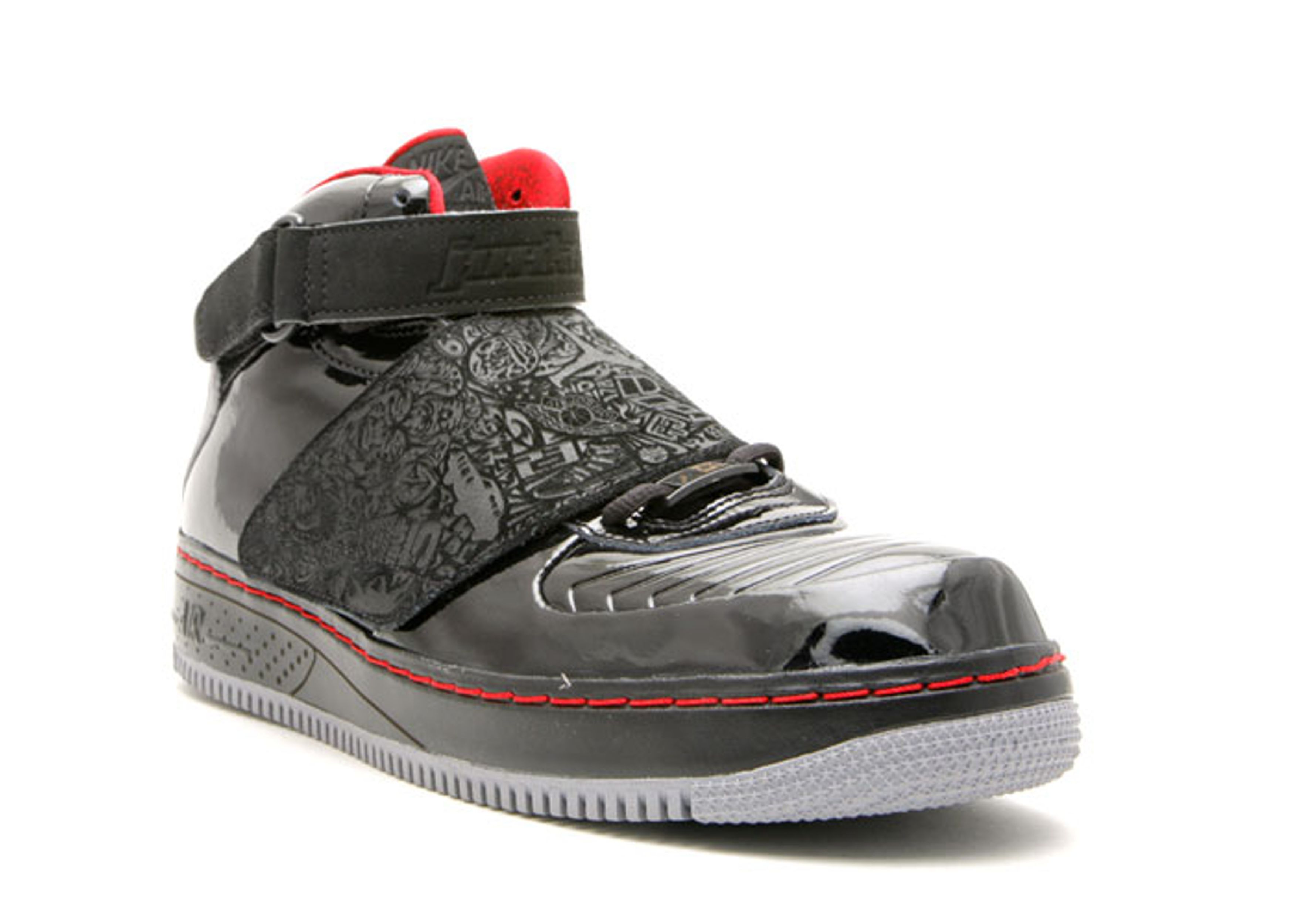 NIKE 2008 Air Jordan Fusion 20 Stealth Black  Varsity Red Jordan Fusion 20  main image 4