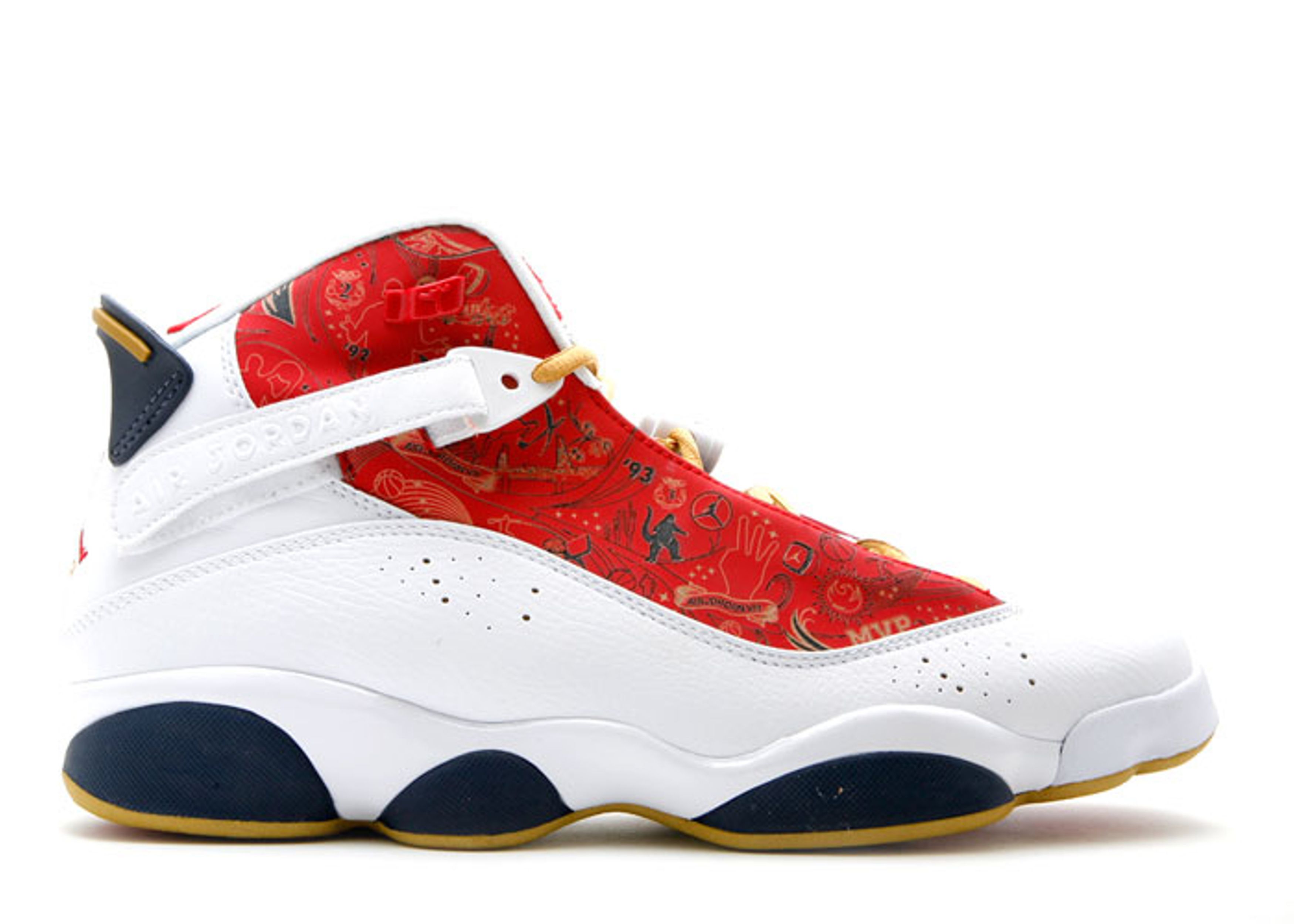 Jordan 6 Rings - Air Jordan - 322992 163 - white/varsity red  display picture 1