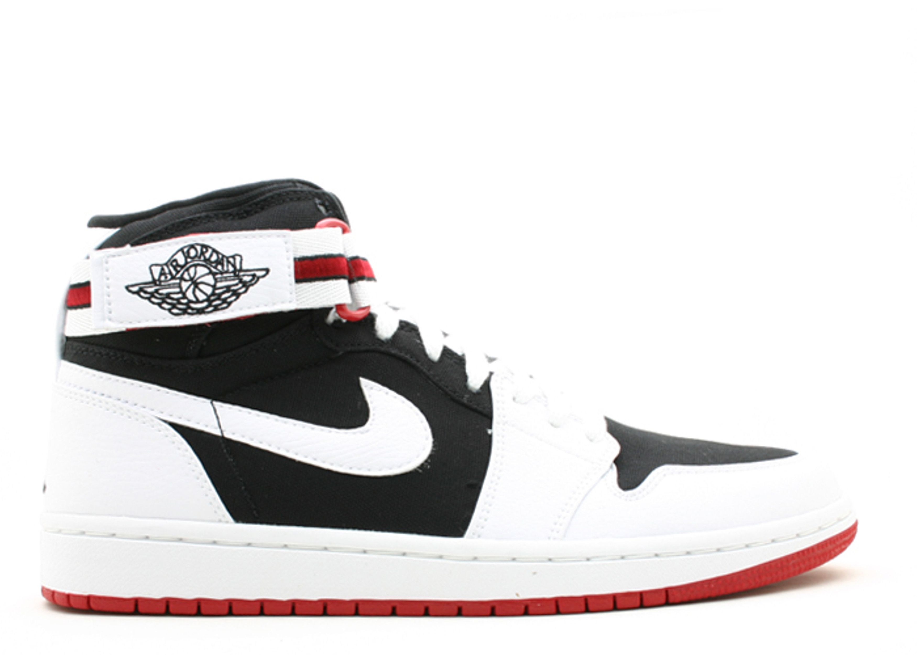 Jordan High Strap 'White Black Varsity Red'