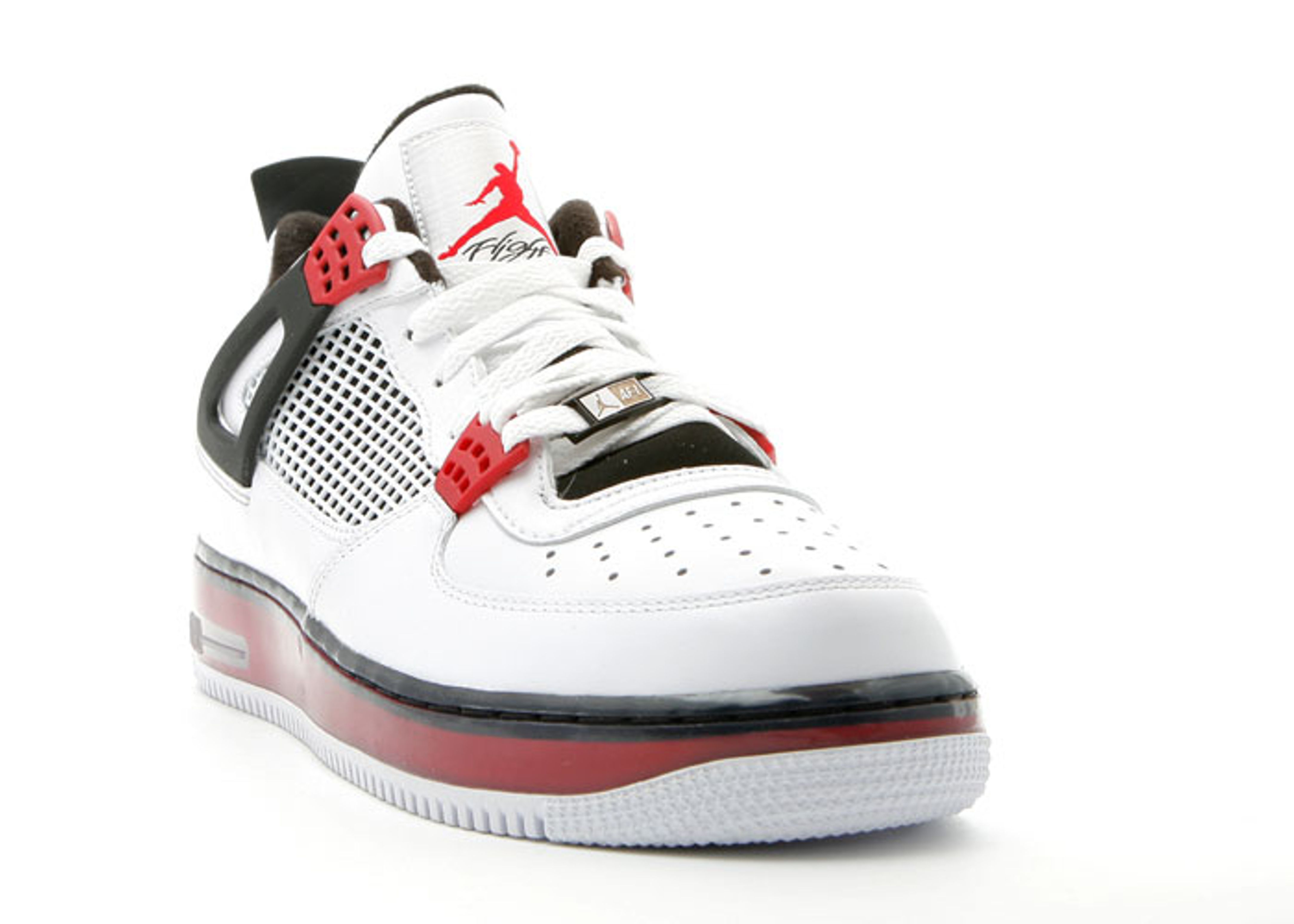 Nike AJF4 - Jordan Fusion 4 - White Varsity Red - 364342-161 - Size 13 -  New 