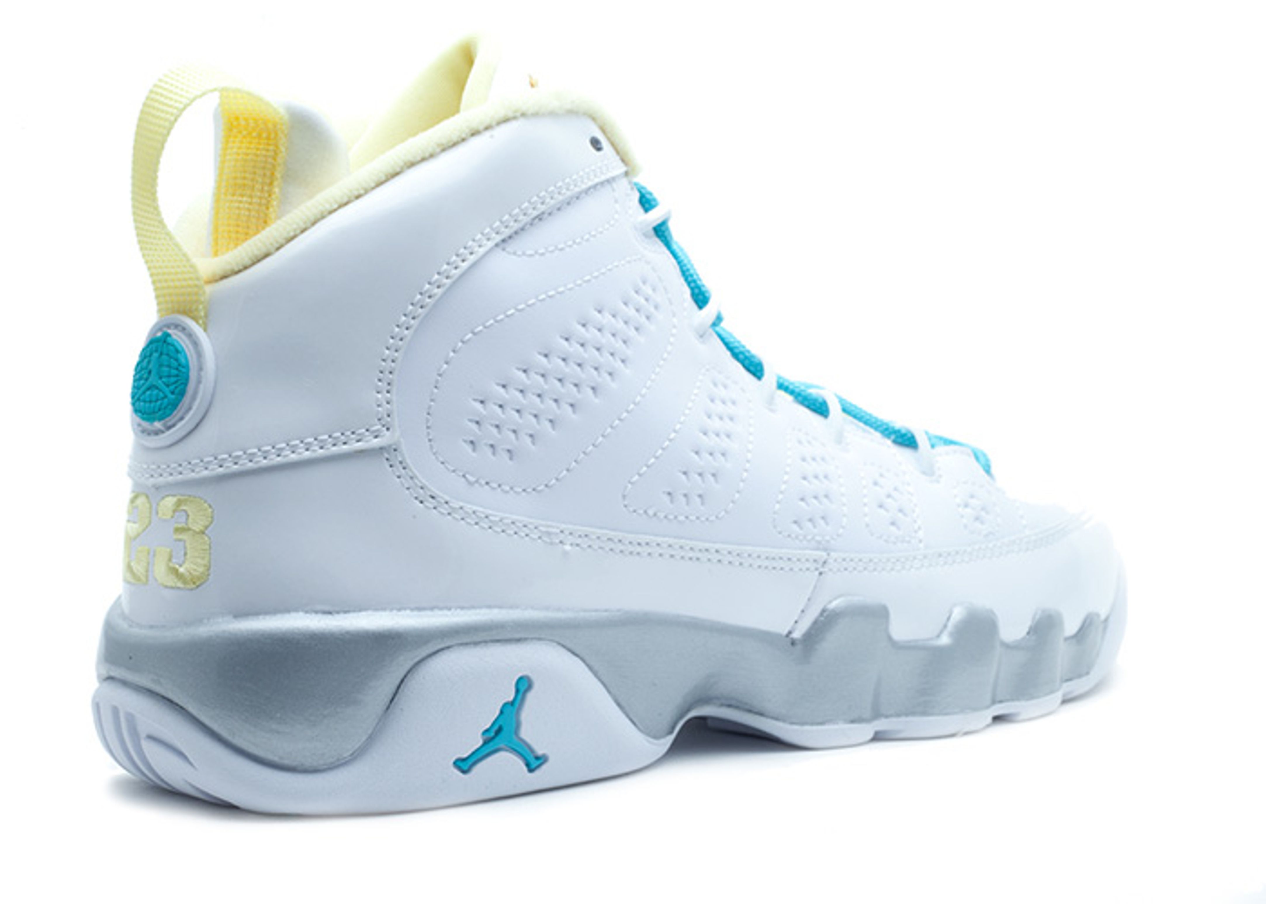 Jordan 9 clearance blue and white