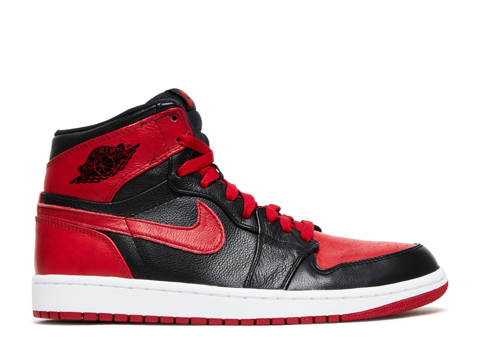 red and black air jordans 1