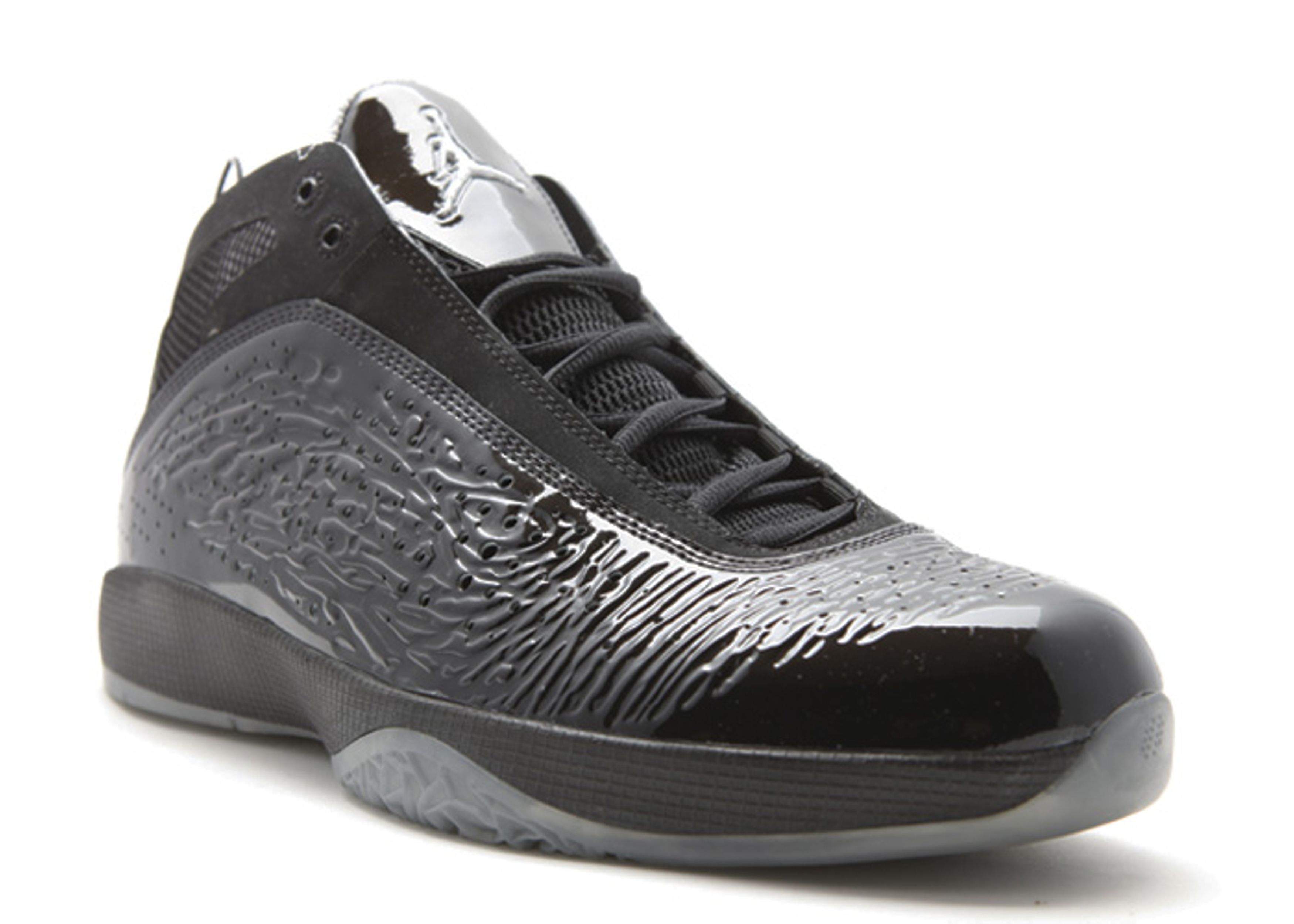Nike Sneakers Air Jordan Mens 11 Black Out Black Charcoal 436771-001 Nike Sneakers Air Jordan Mens 11 Black Out Black Charcoal  main image 2