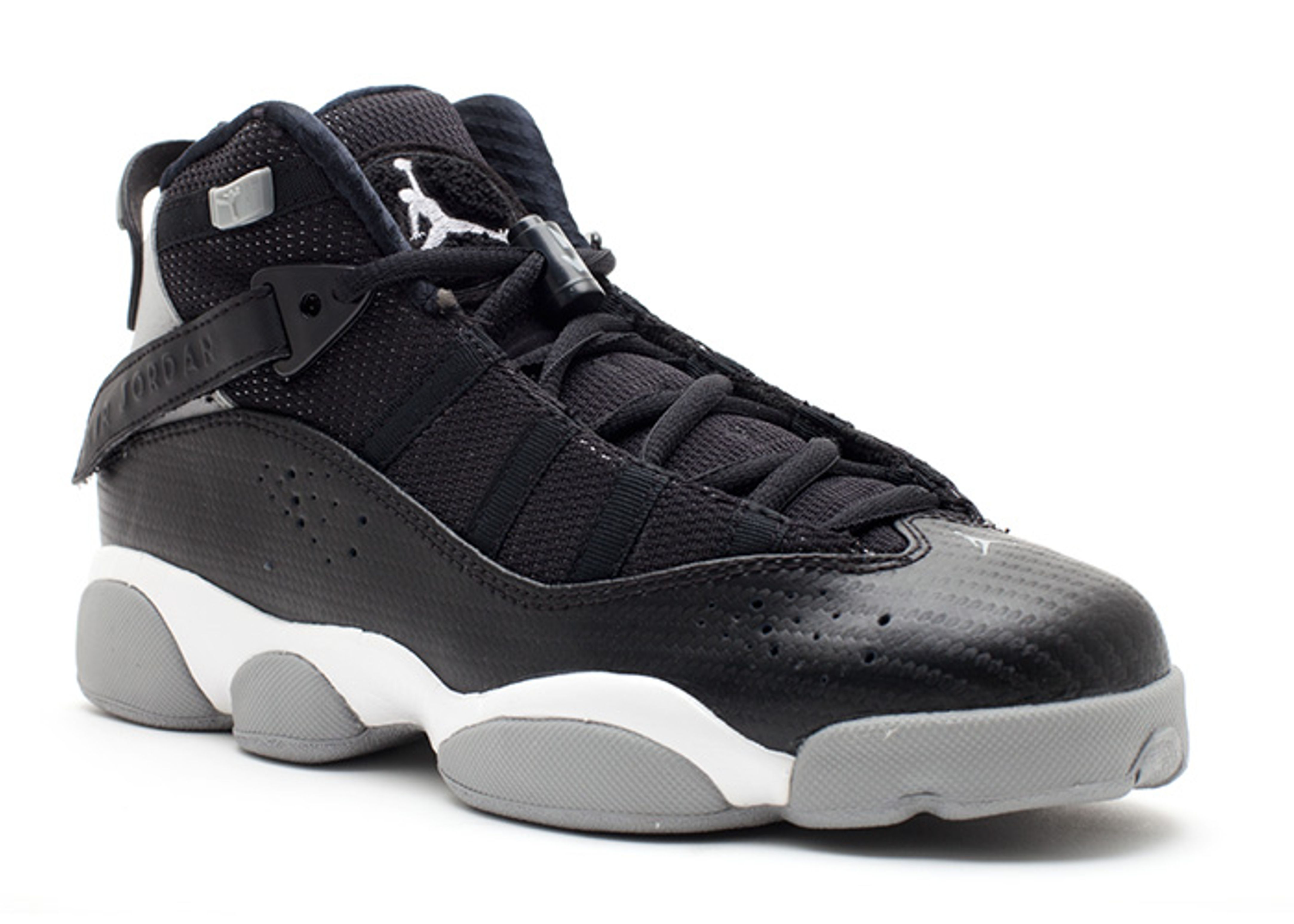 Jordan 6 rings black matte silver white online