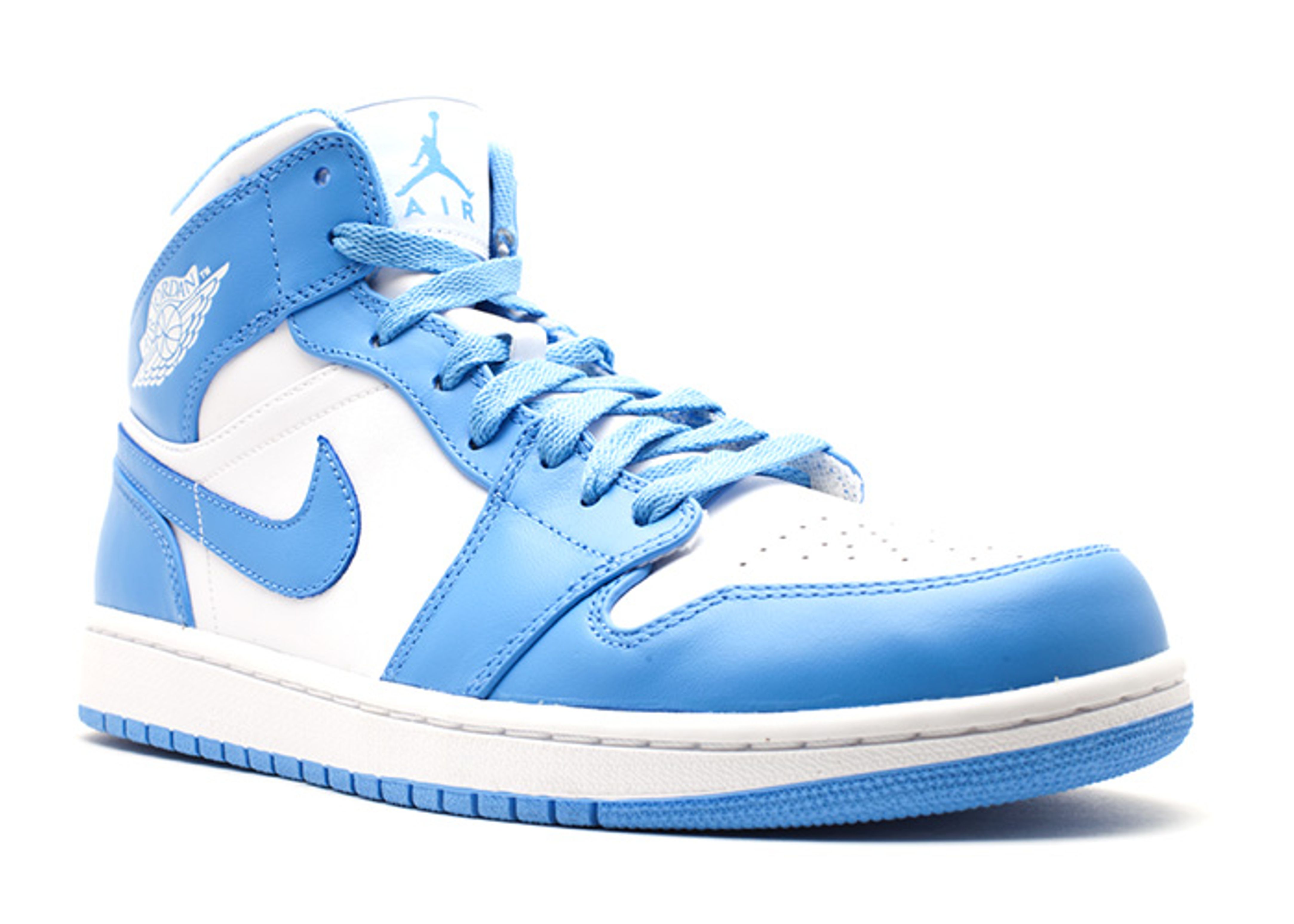 Jordan - Men - Air Jordan 1 Mid - University Blue/Black/White - Nohble