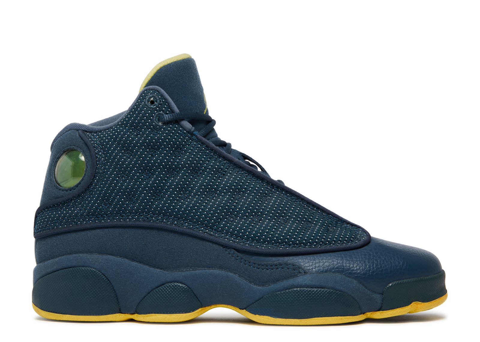 retro 13 blue and yellow