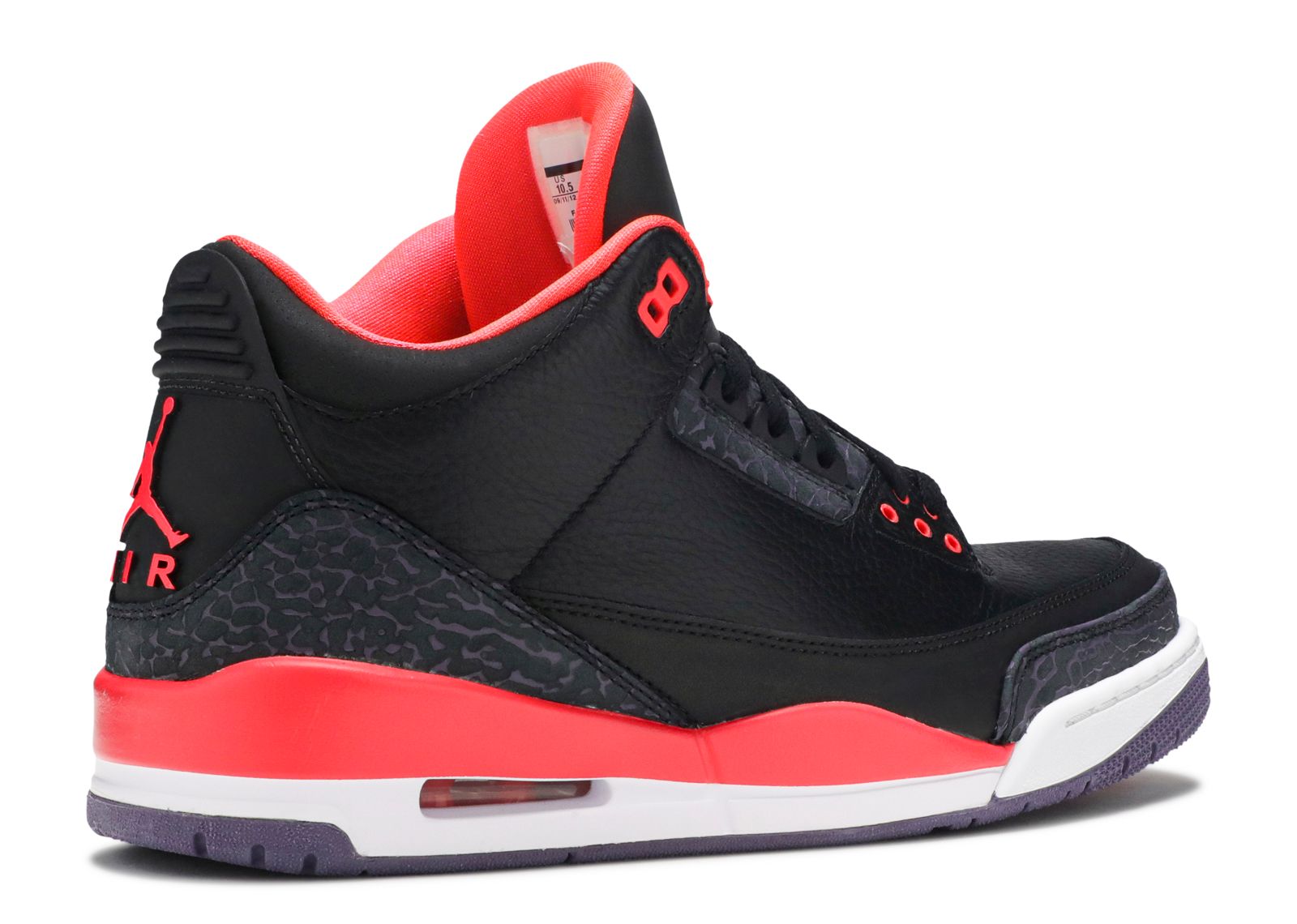 jordan 3s black and red