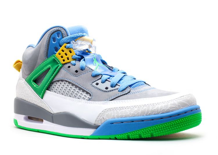 jordan spizike blue and yellow