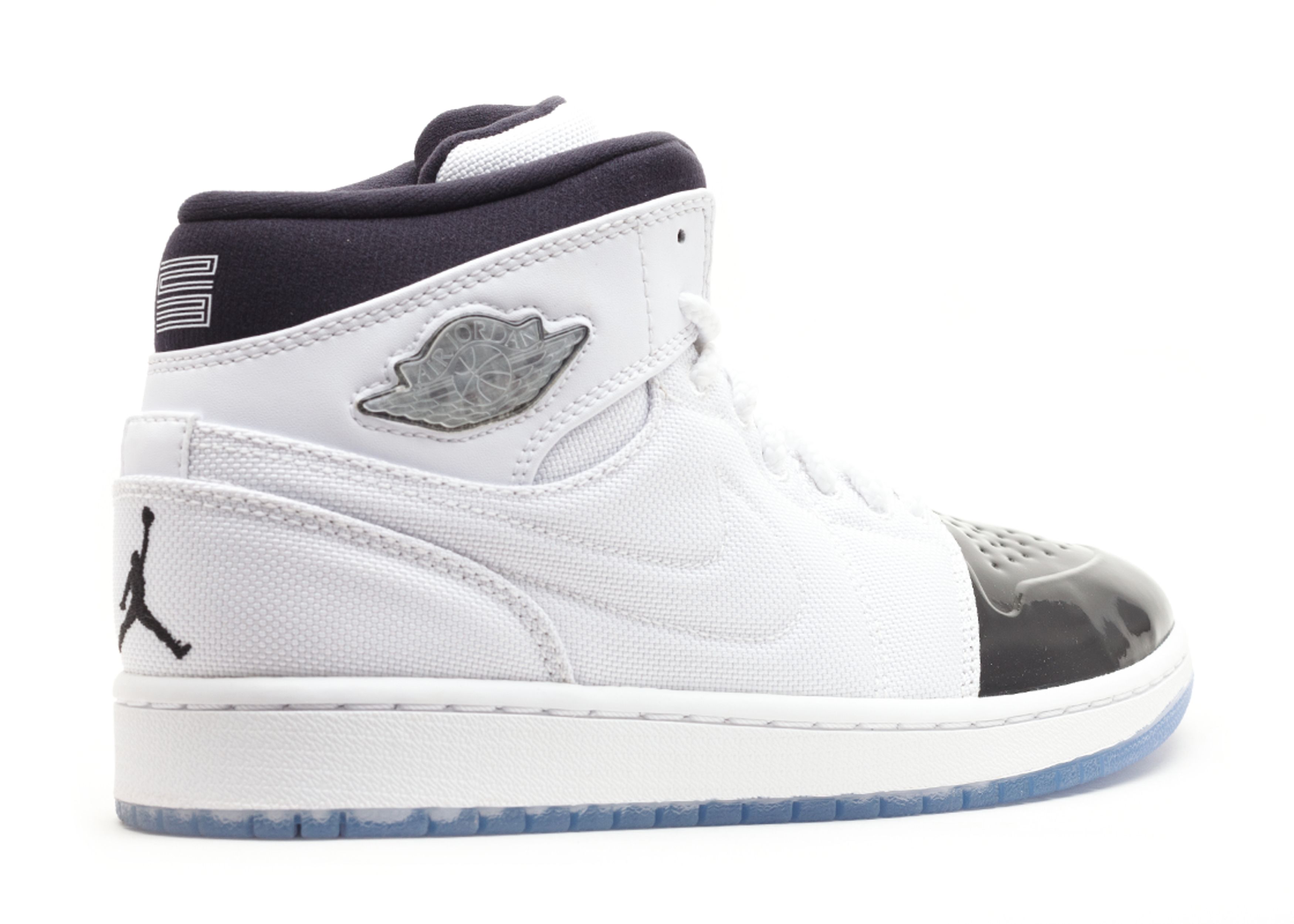Jordan 1 Retro 95 'Concord' - Air Jordan - 616369 195 - white/black/dark  concord | Flight Club, image size:3500x2500