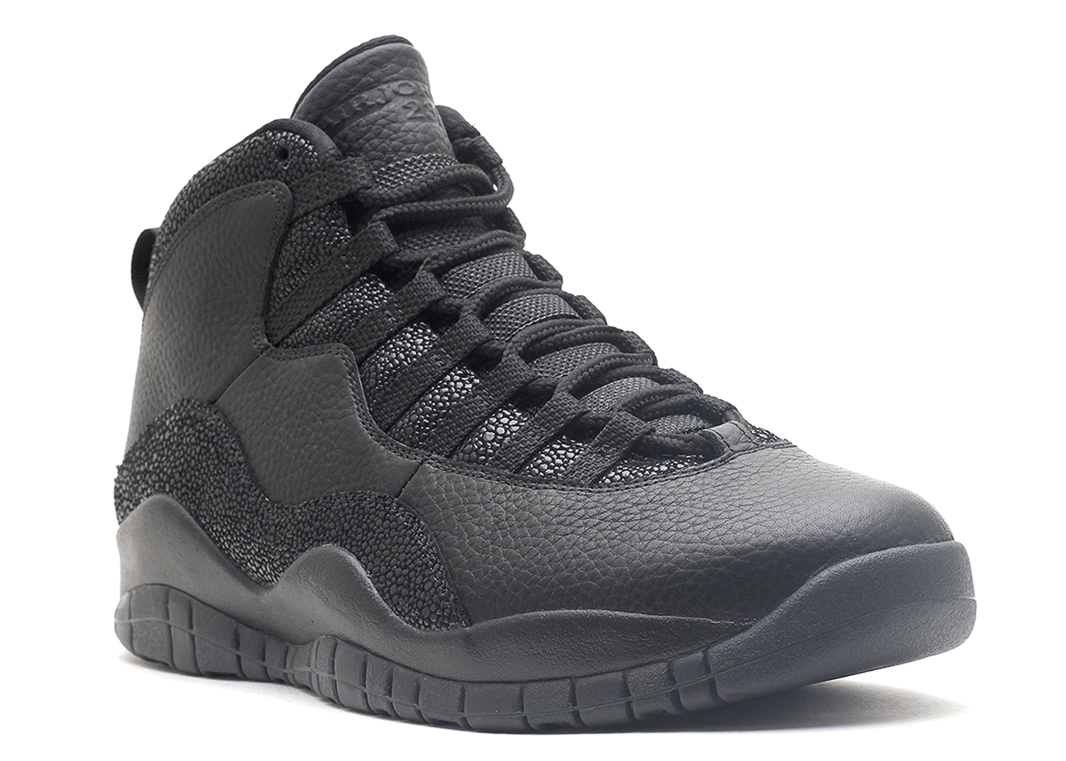 Black Jordan 10 Suede OVO X Jordan 10 Retro 'Black' 2014 Air